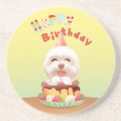 Happy Birthday Untersetzer (Vorne)