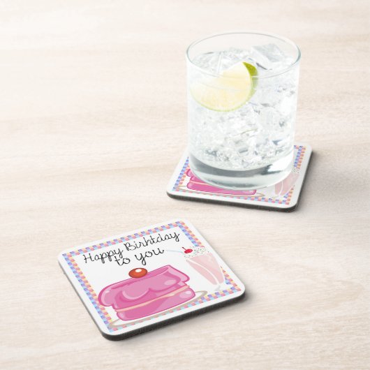 Happy Birthday Untersetzer (Rechte Seite)