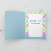 Happy Birthday Upside Down Corgi Cartoon Karte (Innenseite)