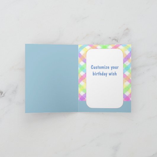 Happy Birthday Upside Down Corgi Cartoon Karte (Innenseite)