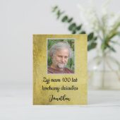 Happy Birthday urodziny dziadek Polska, Polnisch (Stehend Vorderseite)