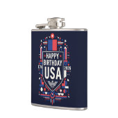 Happy Birthday USA 250 Flachmann (Links)