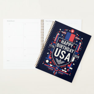 Happy Birthday USA 250 Planer