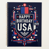 Happy Birthday USA 250 Planer (Vorderseite)