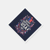 Happy Birthday USA 250 Serviette (Ecke)