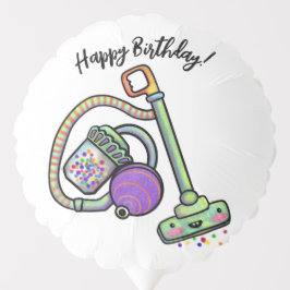 Happy Birthday Vacuum Party Ballon