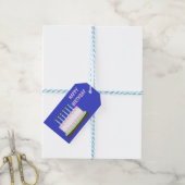 Happy Birthday Vanilla Cake Geschenkanhänger (Mit Garn)