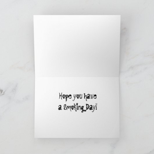 Happy Birthday Vaping Card Karte (Innenseite)