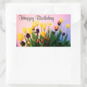 Happy Birthday Varia Tulips #1 Stickers (Tasche)