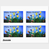 Happy Birthday Varia Tulips #2 Stickers (Blatt)