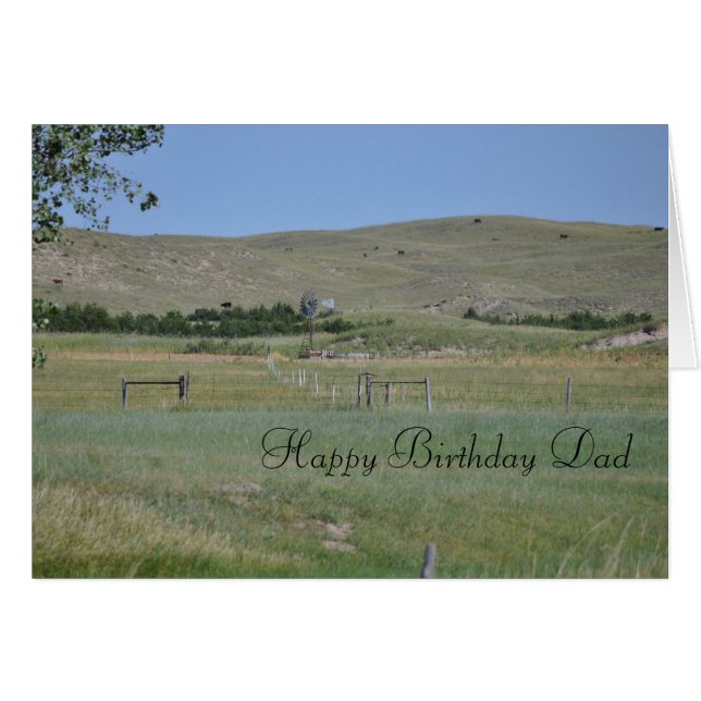 Happy Birthday Vater (Vorderseite (Horizontal))