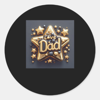 Happy Birthday Vater1 Runder Aufkleber