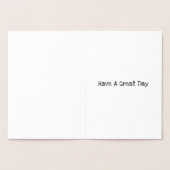 Happy Birthday Vater Card Folienkarte (Innenseite)