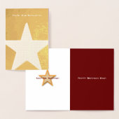 Happy Birthday Vater Foil Card Folienkarte (Anzeige)