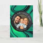 Happy Birthday Vater | Fotovorlage Karte (Vorderseite)