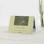 Happy Birthday Vater Karte (Rückseite)