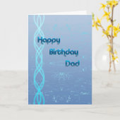 Happy Birthday Vater Karte (Gelbe Blume)