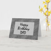 Happy Birthday Vater Karte (Gelbe Blume)