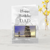 Happy Birthday Vater Karte (Gelbe Blume)