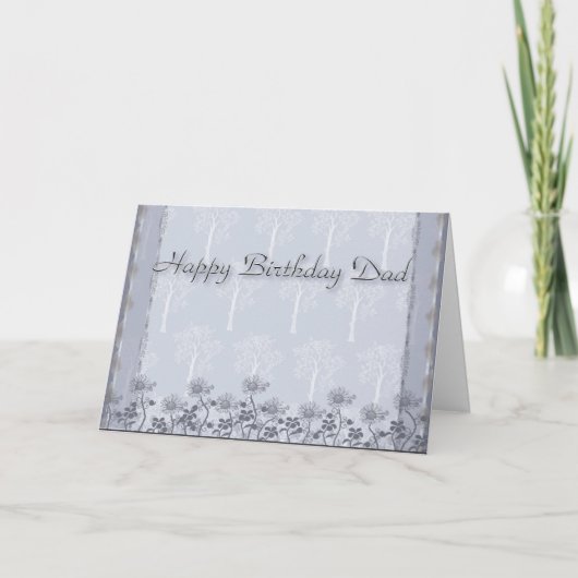 Happy Birthday Vater Karte (Vorderseite)