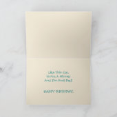 "Happy Birthday, Vater"-Karte Karte (Innenseite)