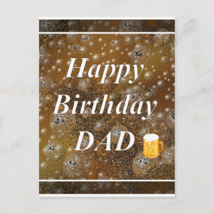Happy Birthday VATER Postkarte