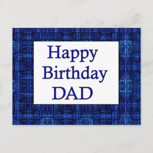 Happy Birthday VATER Postkarte