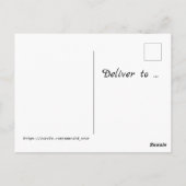 Happy Birthday Vater Retro Postkarte (Rückseite)