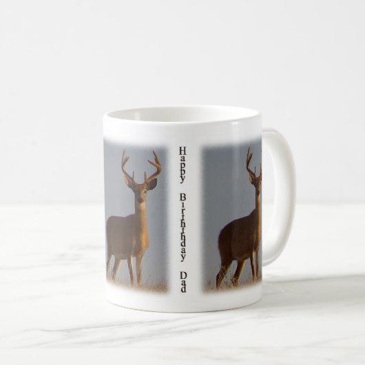 Happy Birthday Vater Tasse (VorderseiteRechts)