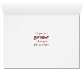 Happy Birthday Vater Tier Hund Niedlicher Labrador (Innenansicht Horizontal (Unten))