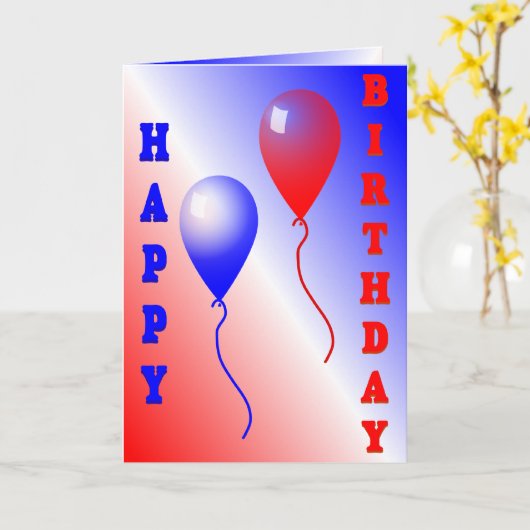 Happy Birthday Vertikale Card Vorlage (Gelbe Blume)