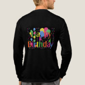 Happy Birthday Vibes Tri-Blend Shirt (Rückseite)