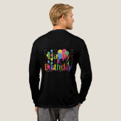 Happy Birthday Vibes Tri-Blend Shirt (Voller Rücken)