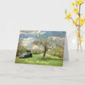 Happy Birthday Vintag Farm Truck Karte (Gelbe Blume)