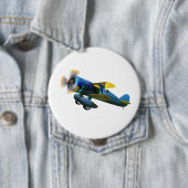 Happy Birthday Vintag Flugzeug Button (Beispiel)
