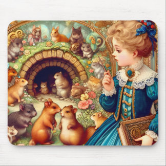 ~ HAPPY BIRTHDAY Vintag Girl ~ Mousepad