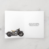 Happy Birthday Vintag Motorrad 50. Männer (Innen Abgelegt)