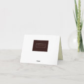 Happy Birthday Vintag Puppy Dog Karte (Rückseite)