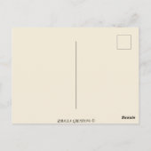 Happy Birthday Vintag Segelboot voller Rose Postkarte (Rückseite)