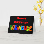 Happy Birthday Violin Typ Karte (Gelbe Blume)