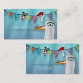 Happy Birthday Visitenkarte (Vorne/Hinten)