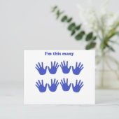 Happy Birthday VIURTY Postkarte (Stehend Vorderseite)