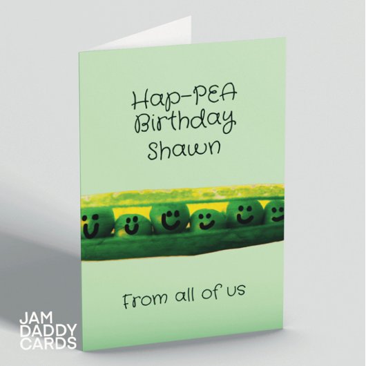 Happy Birthday von den Kollegen Karte