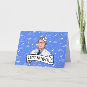Happy Birthday von Doktor Fauci Dankeskarte