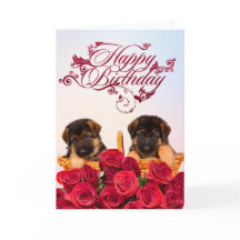 Happy Birthday von German Shepherd Dog