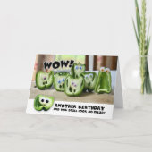 Happy Birthday von Group Funny Googly Augen Paprik Karte (Vorderseite)