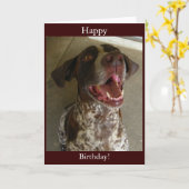 Happy Birthday von Happy Dog Karte (Gelbe Blume)