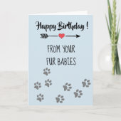 Happy Birthday von Hunden Katzen Pets Multiple Karte (Vorderseite)