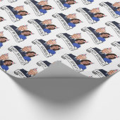 Happy Birthday von Joe und Kamala Geschenkpapier (Ecke)