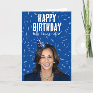 Happy Birthday von Kamala Harris Karte